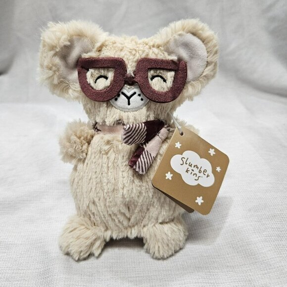 Slumberkins NWT Mini Shine Bright Mouse, Cute Brown Kids Plush Stuffie - Picture 1 of 4